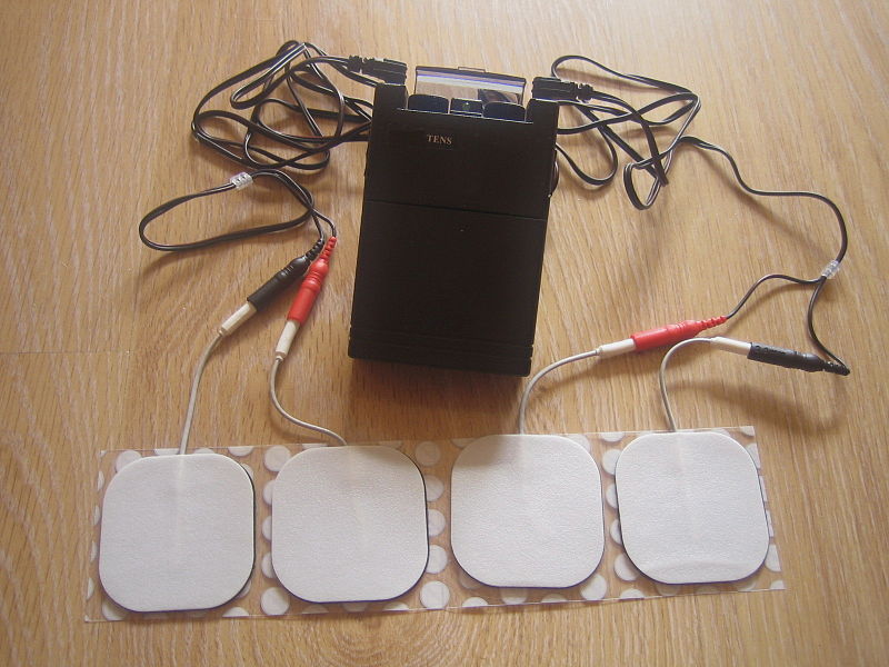 Tens unit for electrical stimulation